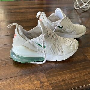Nike Air Max 270 - 4Y - green and orange
